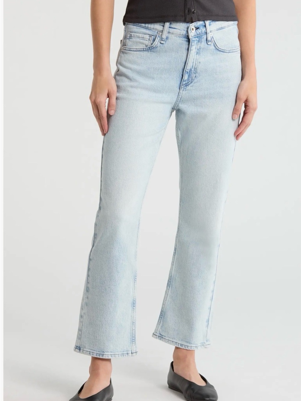 rag & bone Light Blue Ankle Flare Jeans
